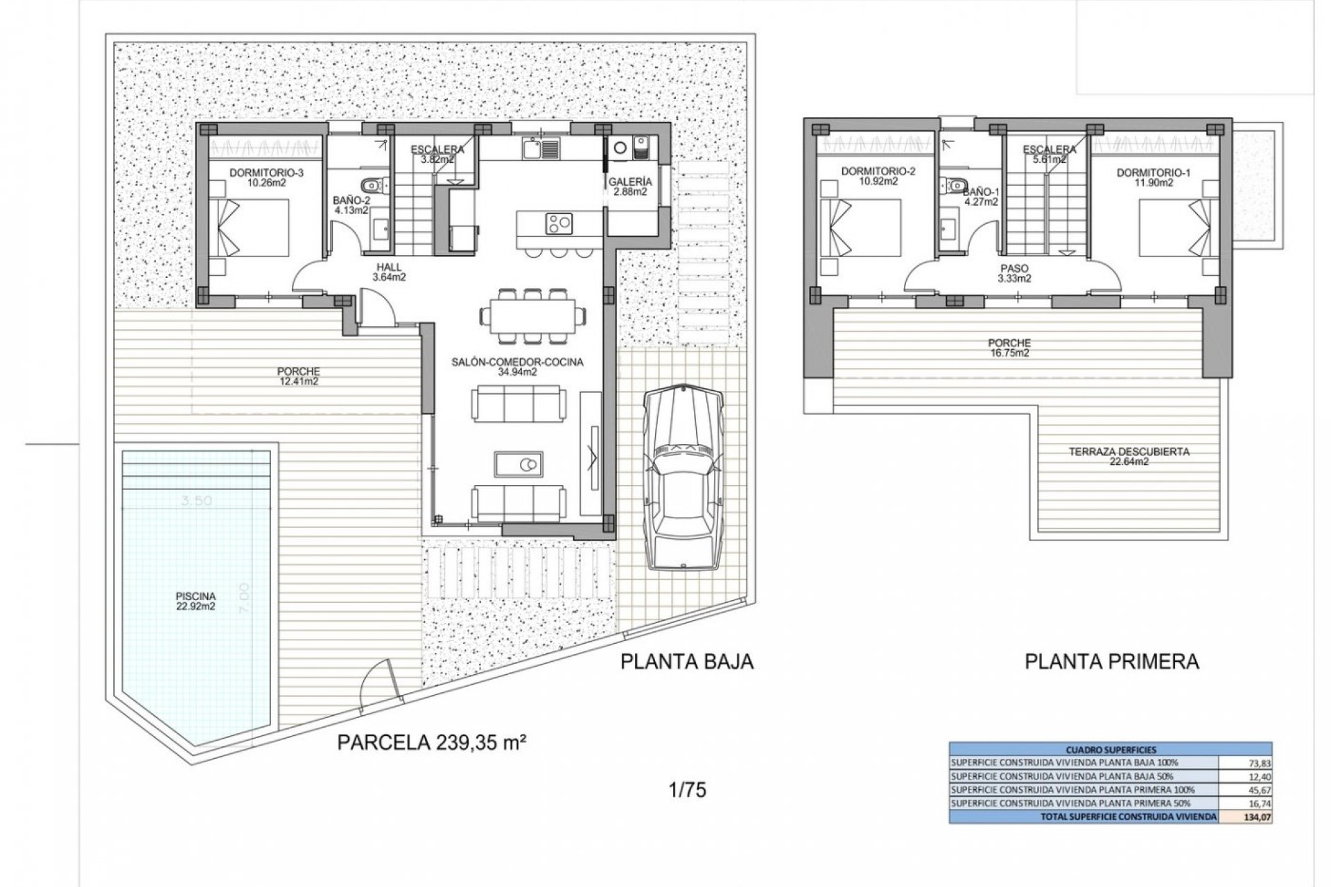 New Build - Villa - Benijófar - Polideportivo