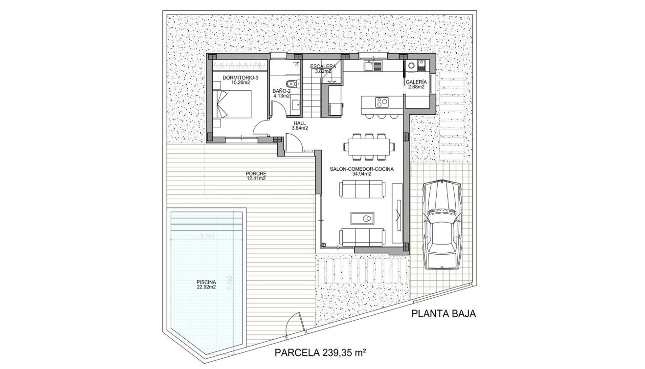 New Build - Villa - Benijófar - Polideportivo