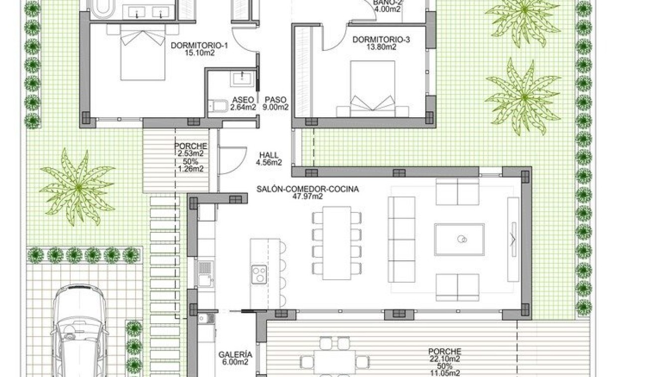 New Build - Villa - Benijófar - Polideportivo