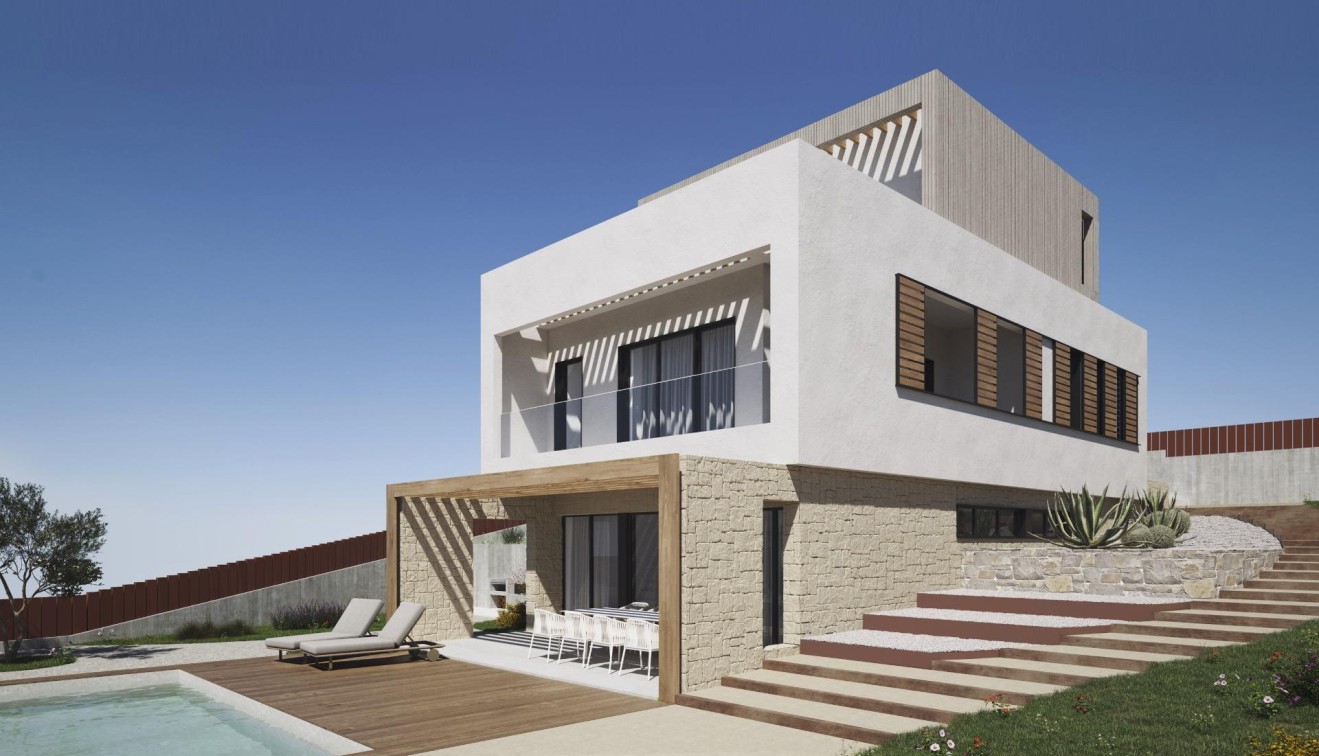 New Build - Villa - Finestrat - Campana garden