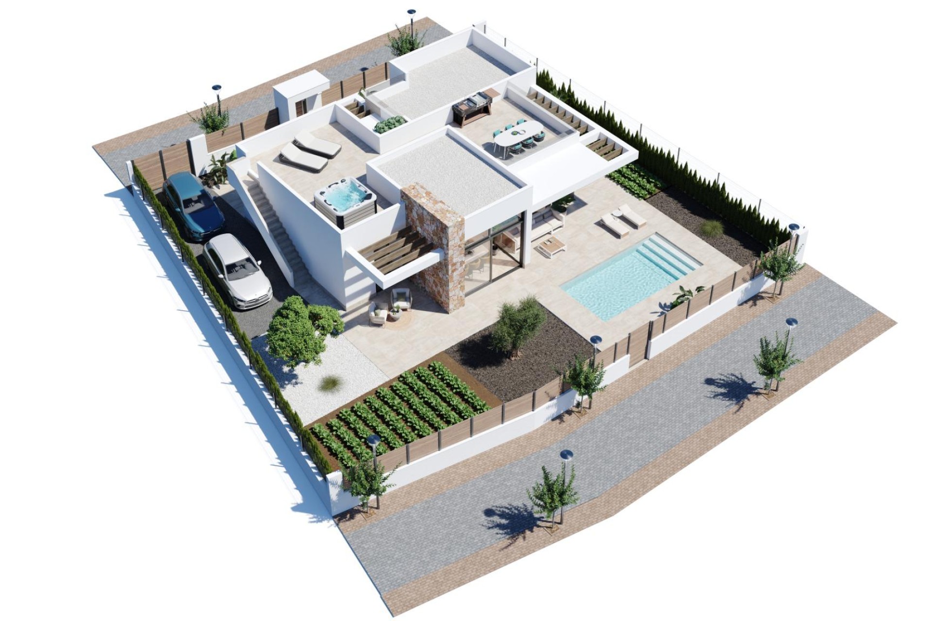 New Build - Villa - Fuente Álamo - Hacienda del Alamo