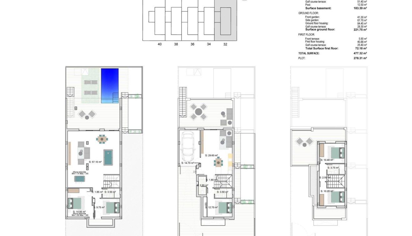 New Build - Villa - Los Alcázares - Serena Golf