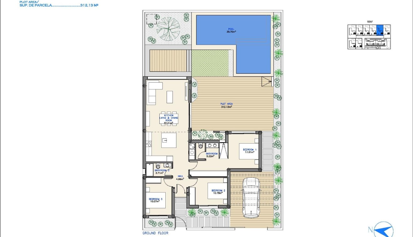 New Build - Villa - Los Alcázares - Serena Golf