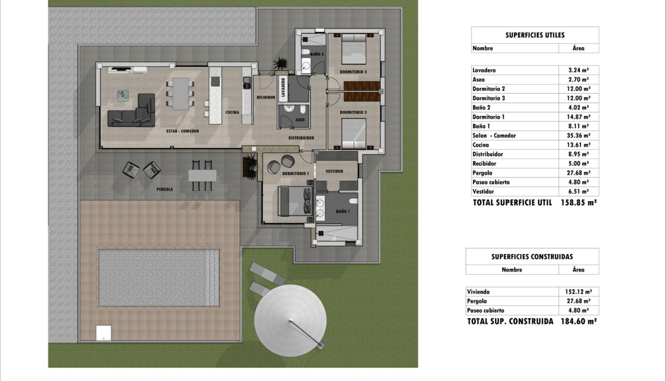 New Build - Villa - Pinoso - Lel