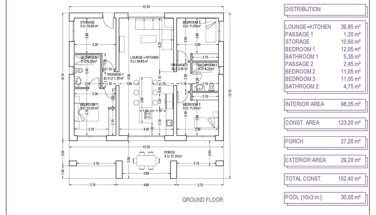 New Build - Villa - Pinoso - Lel