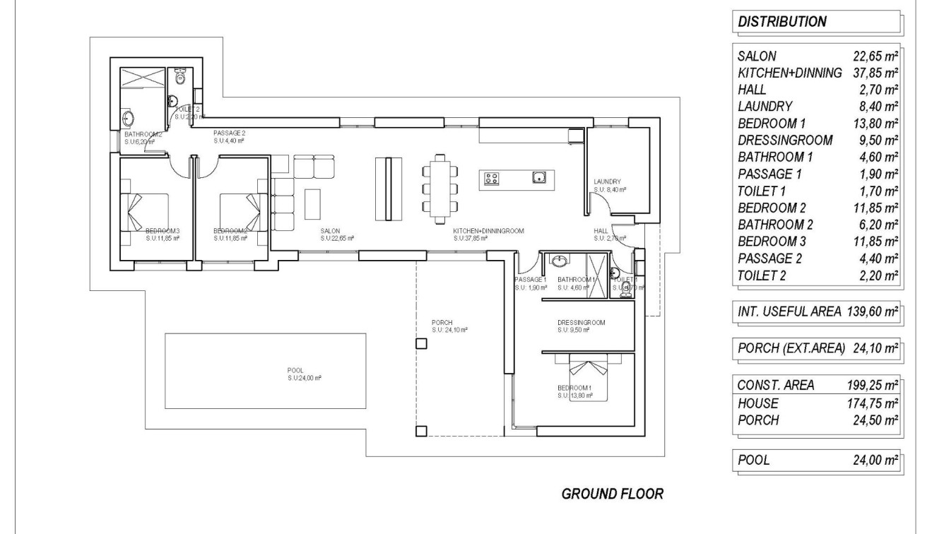 New Build - Villa - Pinoso - Lel