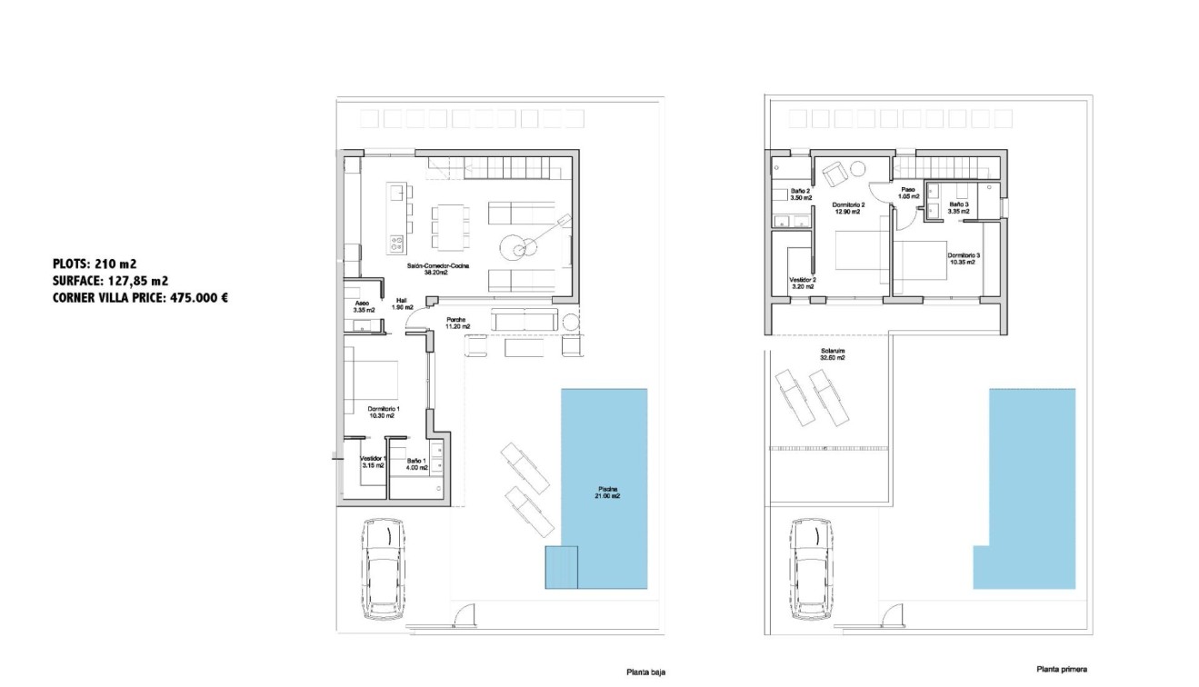 New Build - Villa - San Javier - Parque de los leones