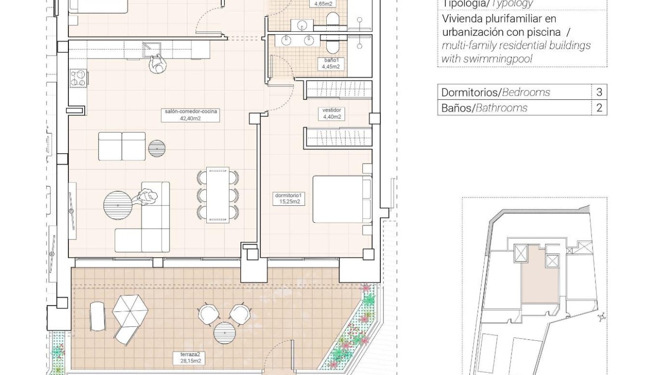 Nieuwbouw - Appartement - Hondon de las Nieves - Pueblo