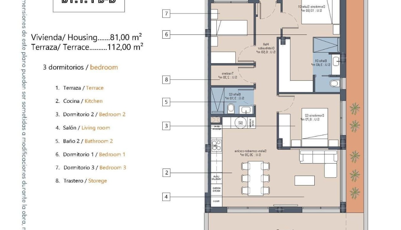 Nieuwbouw - Appartement - Los Alcázares - La Serena Golf