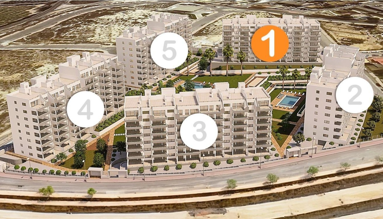 Nieuwbouw - Appartement - San Miguel - Pueblo