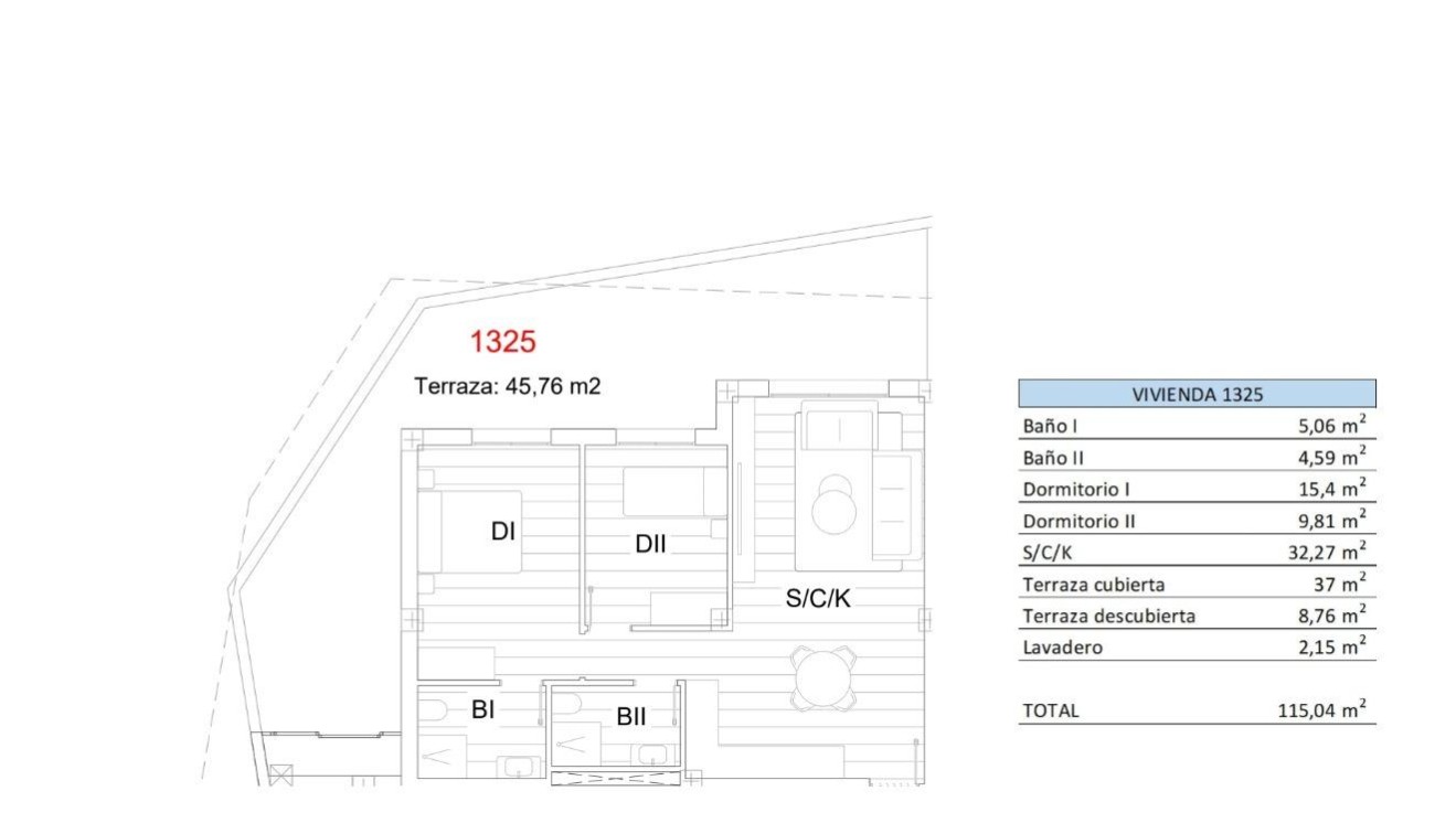 Nieuwbouw - Appartement - San Miguel - Pueblo