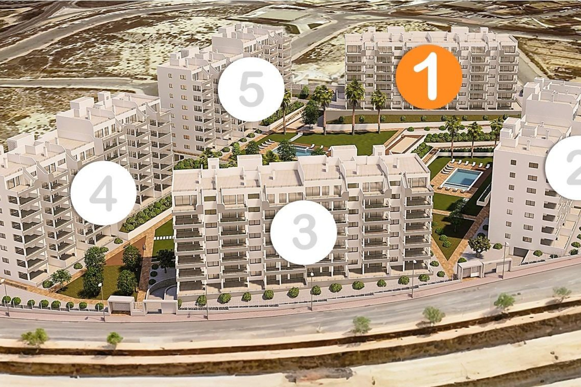 Nieuwbouw - Appartement - San Miguel - Pueblo