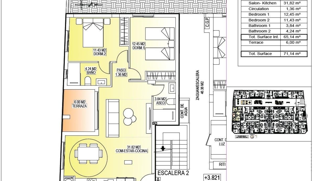 Nieuwbouw - Appartement - San Miguel - Pueblo
