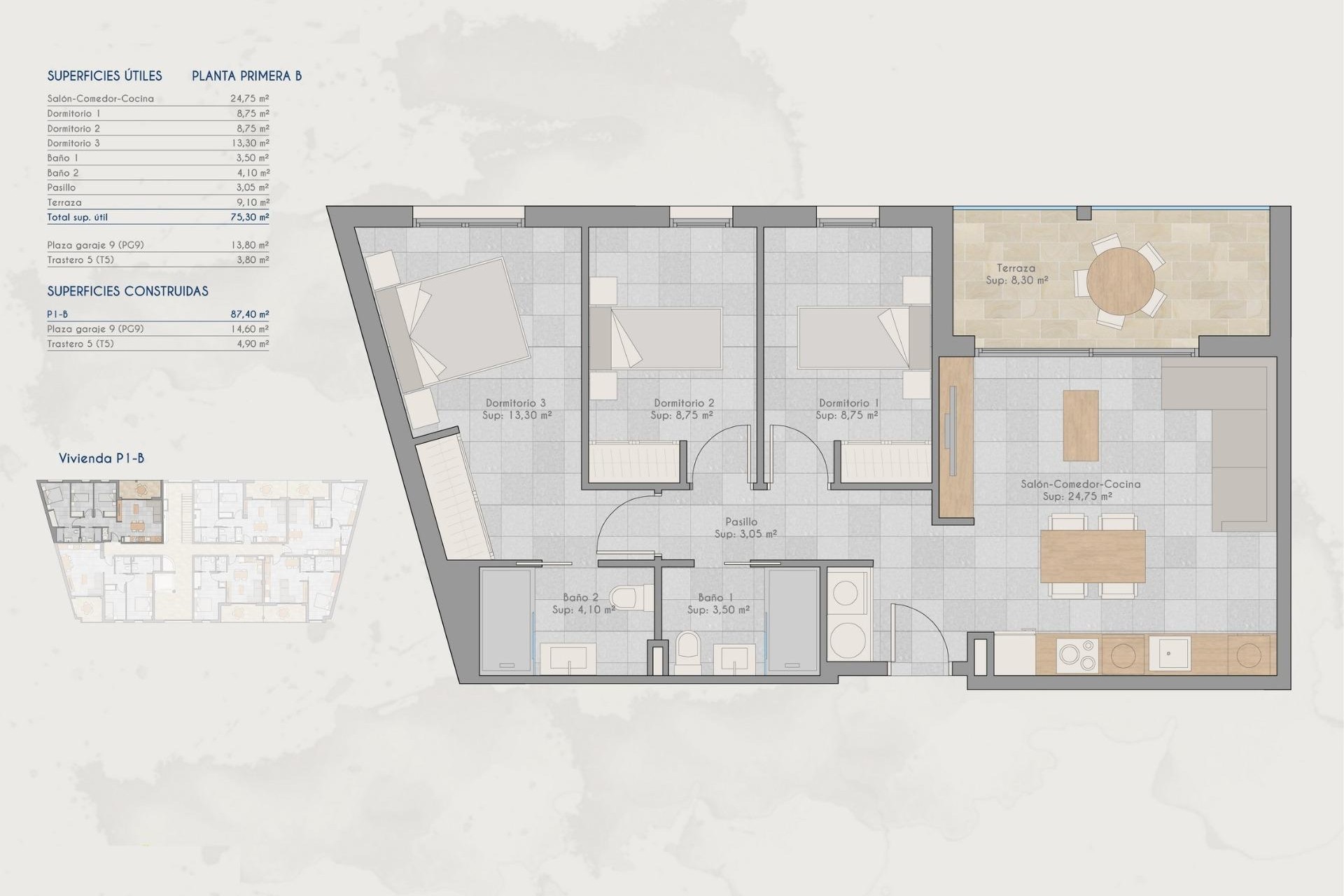Nieuwbouw - Appartement - San Pedro del Pinatar - Lo Pagan, San Pedro del Pinatar