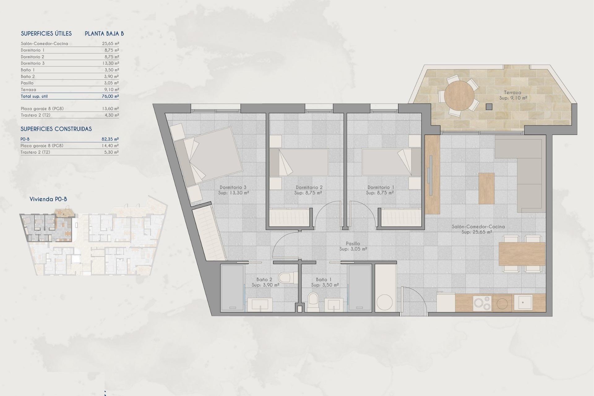 Nieuwbouw - Appartement - San Pedro del Pinatar - Lo Pagan, San Pedro del Pinatar