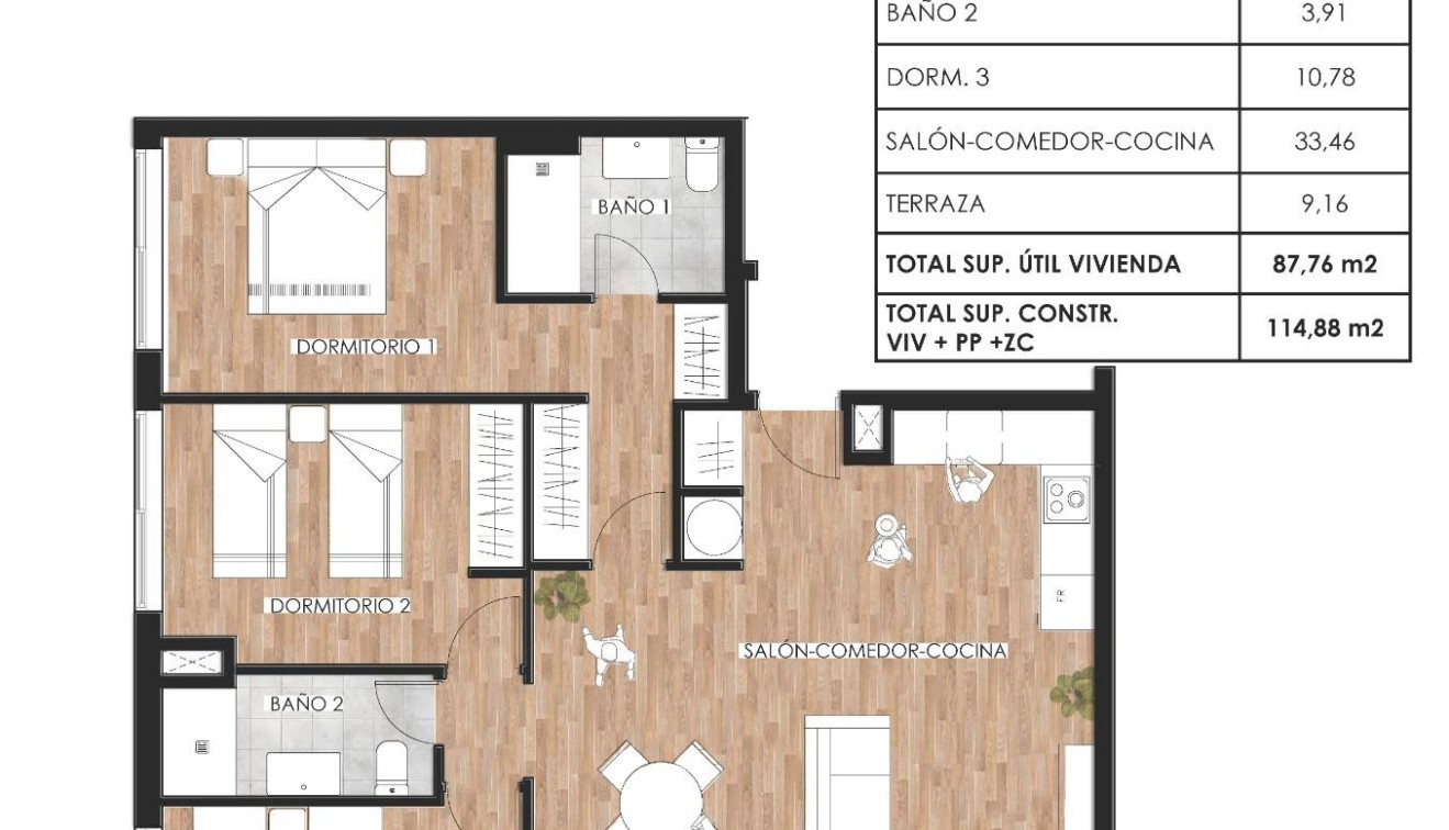 Nieuwbouw - Appartement - Torrevieja - Parque de las Naciones