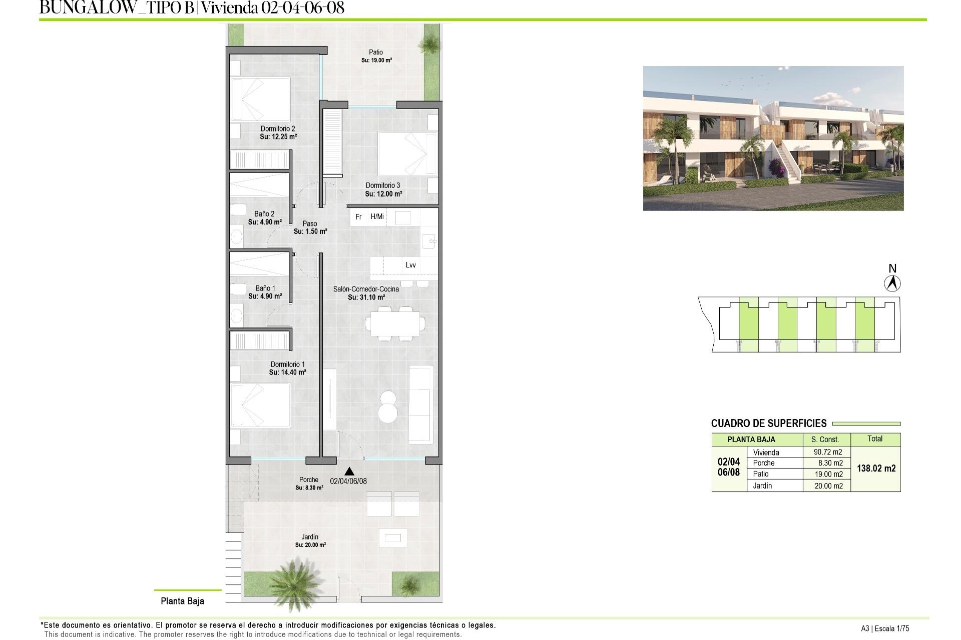 Nieuwbouw - Bungalow - Alhama de Murcia - Condado De Alhama