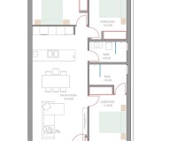 Nieuwbouw - Bungalow - Pilar de La Horadada - Parque del Mediterraneo