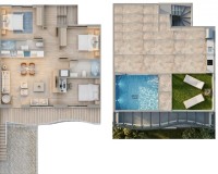 Nieuwbouw - Bungalow - Pilar de La Horadada - parques de Andromeda