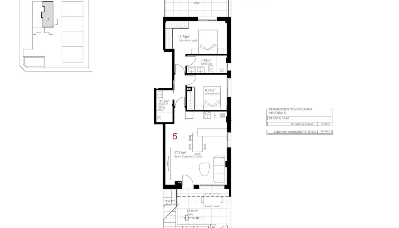 Nieuwbouw - Bungalow - Pilar de La Horadada - pueblo