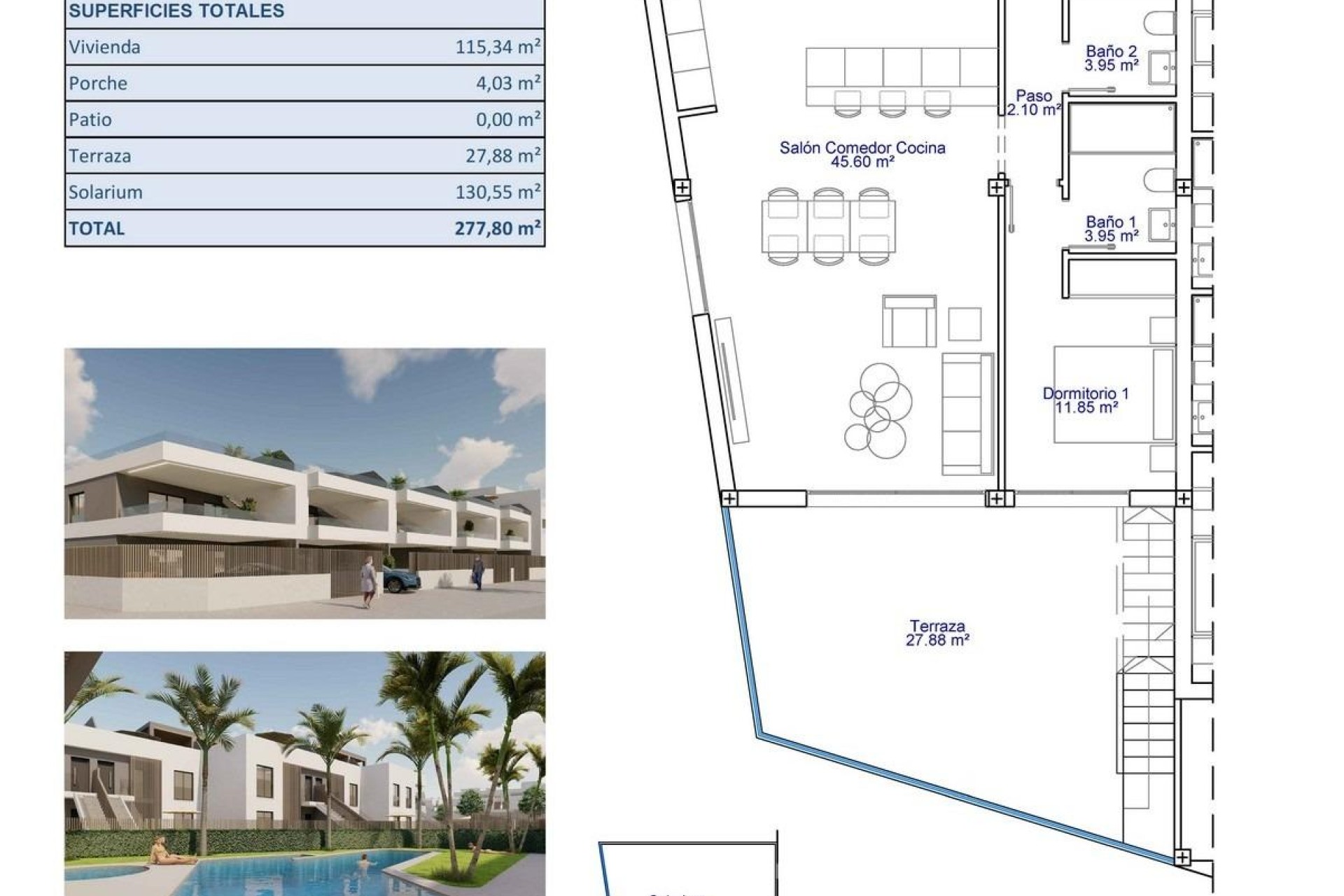 Nieuwbouw - Bungalow - Pilar de La Horadada - pueblo