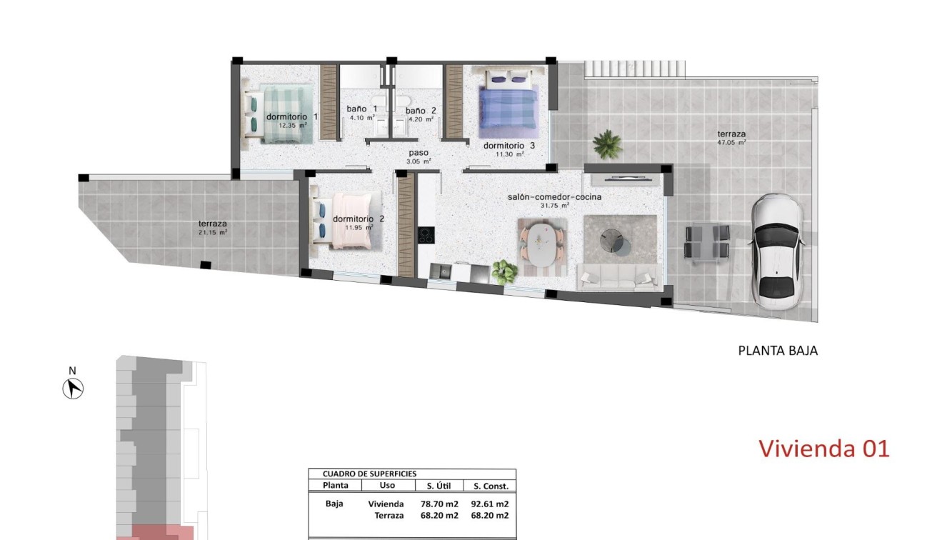 Nieuwbouw - Bungalow - Pilar de La Horadada - pueblo