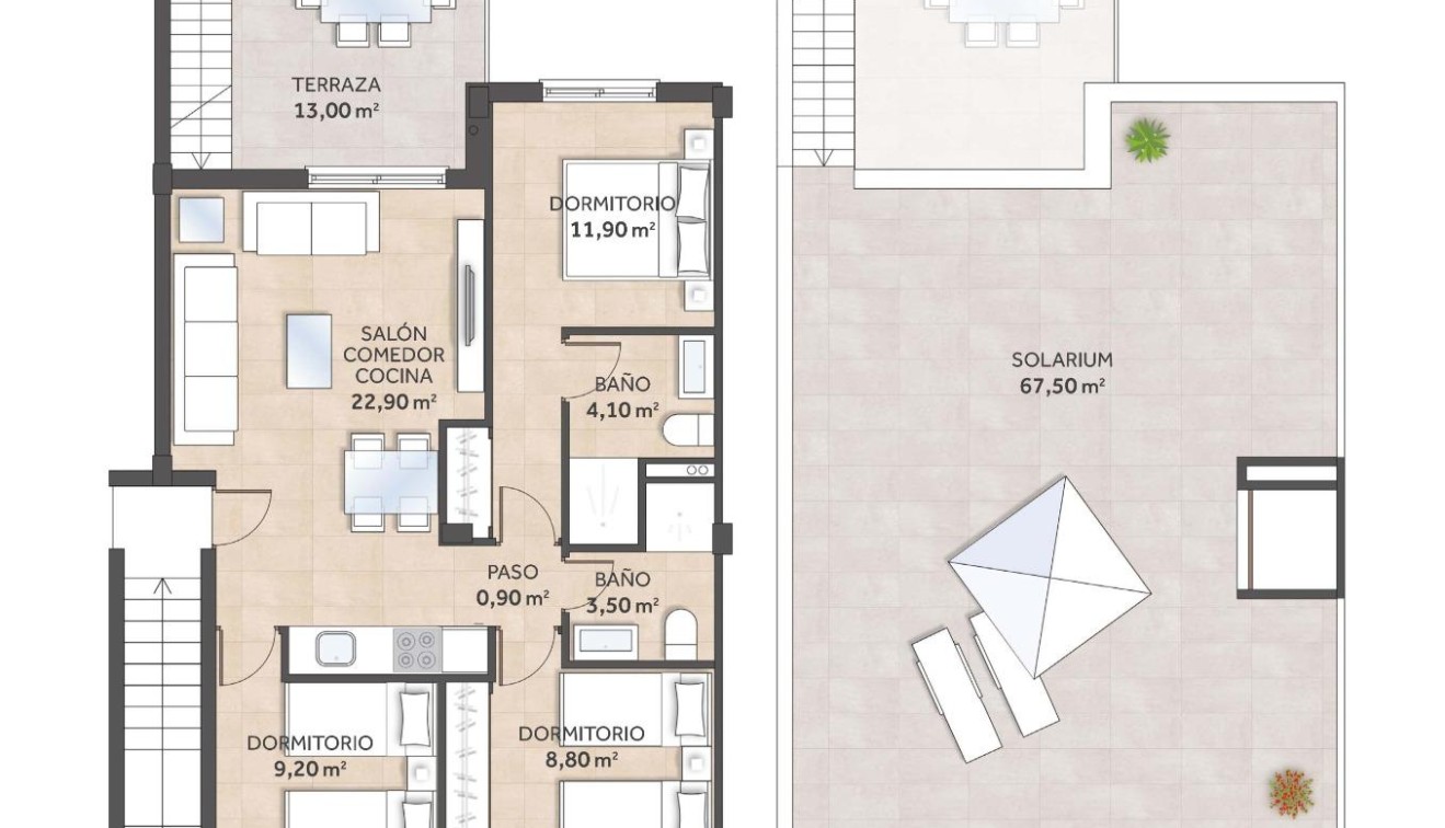 Nieuwbouw - Bungalow - San Miguel - La Cañada