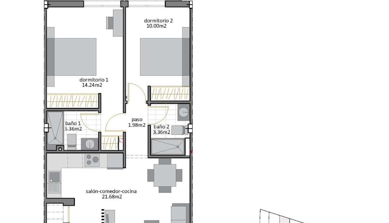 Nieuwbouw - Bungalow - San Pedro del Pinatar - Los Cuarteros