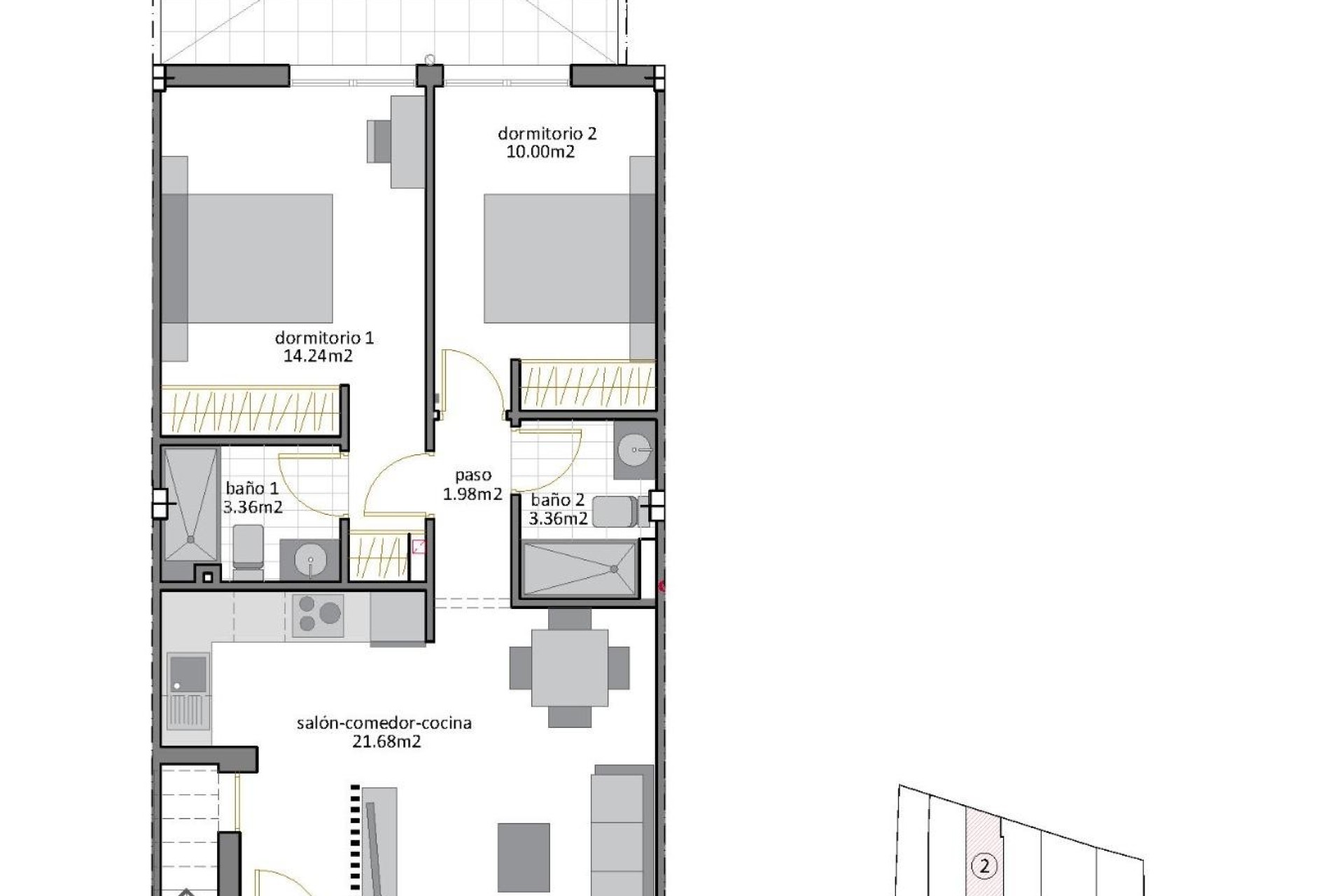 Nieuwbouw - Bungalow - San Pedro del Pinatar - Los Cuarteros