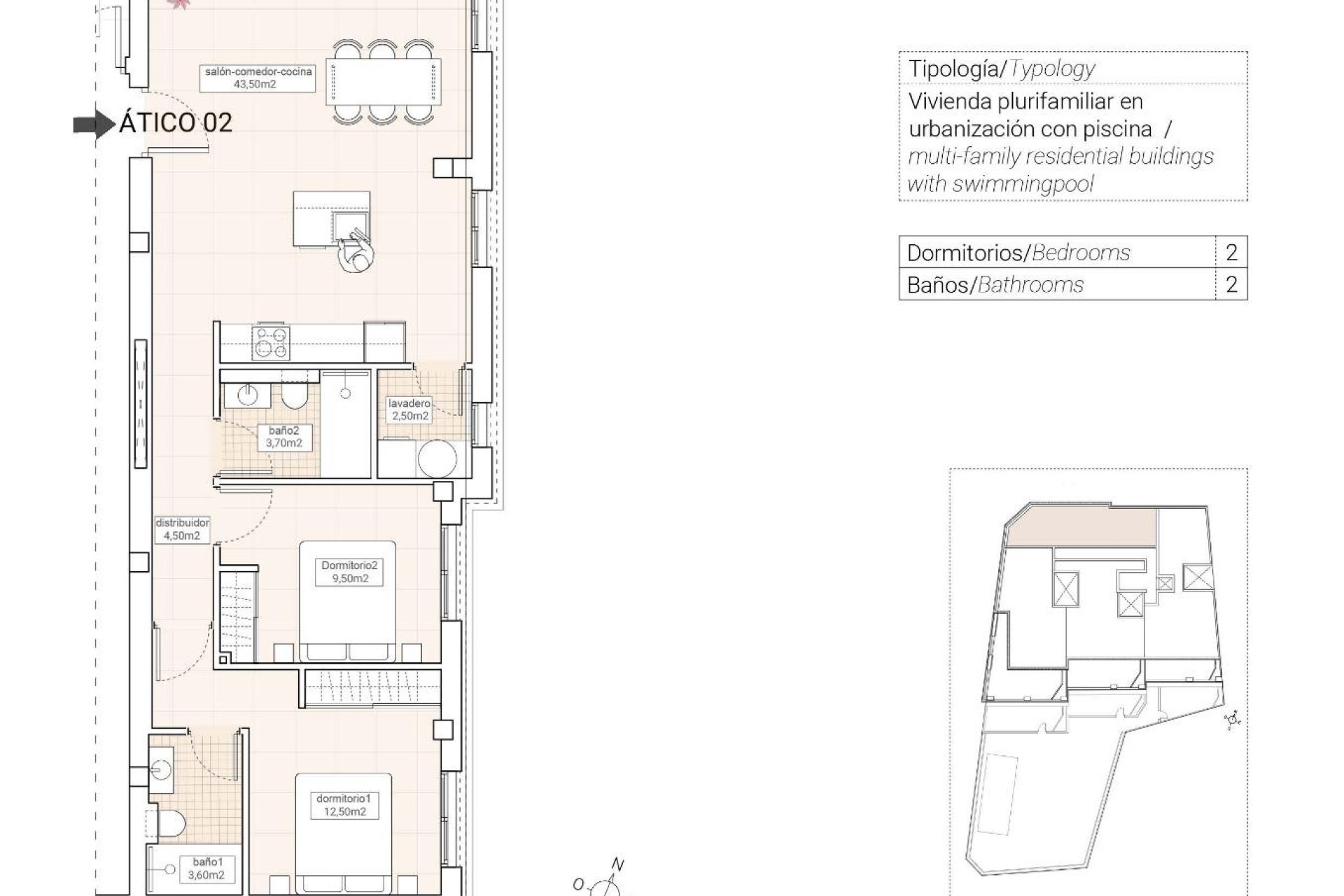 Nieuwbouw - Penthouse - Hondon de las Nieves - Pueblo