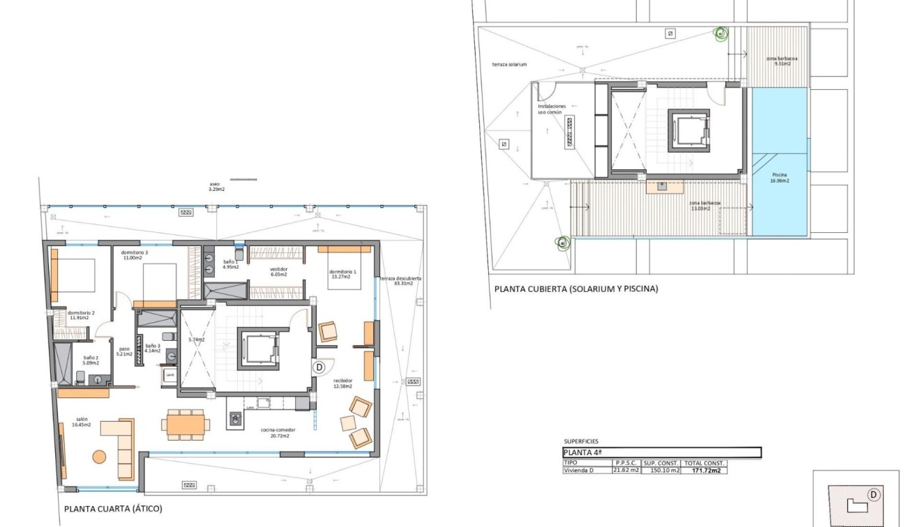 Nieuwbouw - Penthouse - San Pedro del Pinatar - Lo Pagan, San Pedro del Pinatar