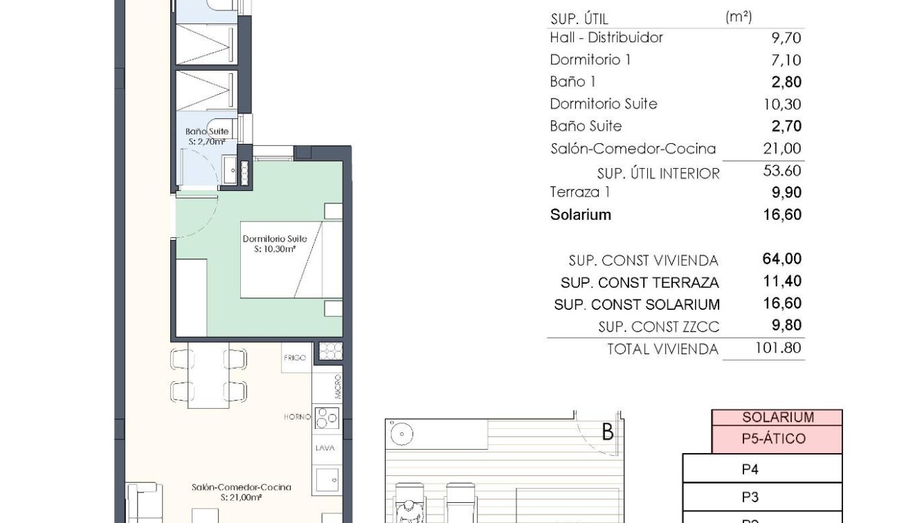 Nieuwbouw - Penthouse - Torrevieja - Habaneras