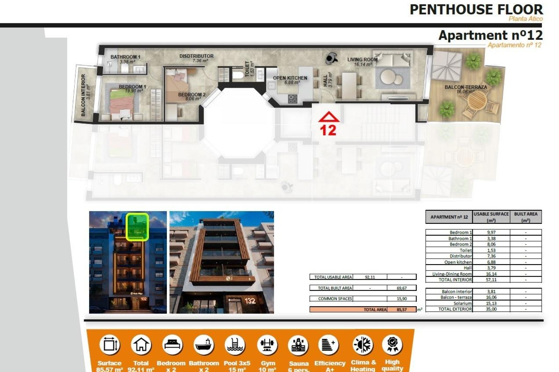 Nieuwbouw - Penthouse - Torrevieja - Playa de El Cura
