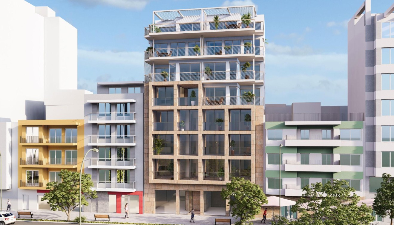 Nieuwbouw - Penthouse - Villajoyosa - Pueblo