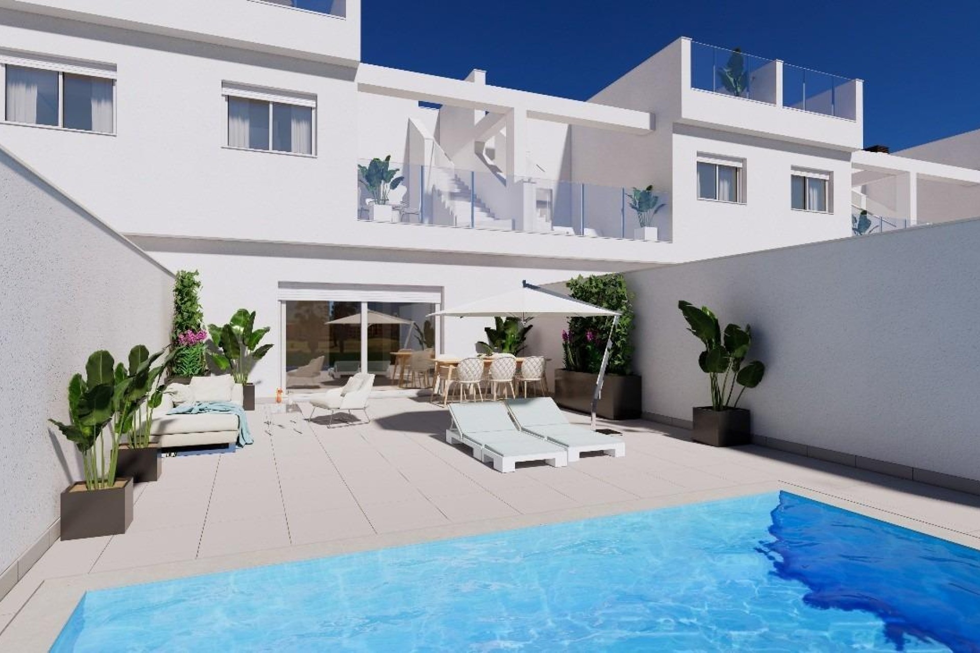 Nieuwbouw - Town House - Los Alcázares - Serena Golf