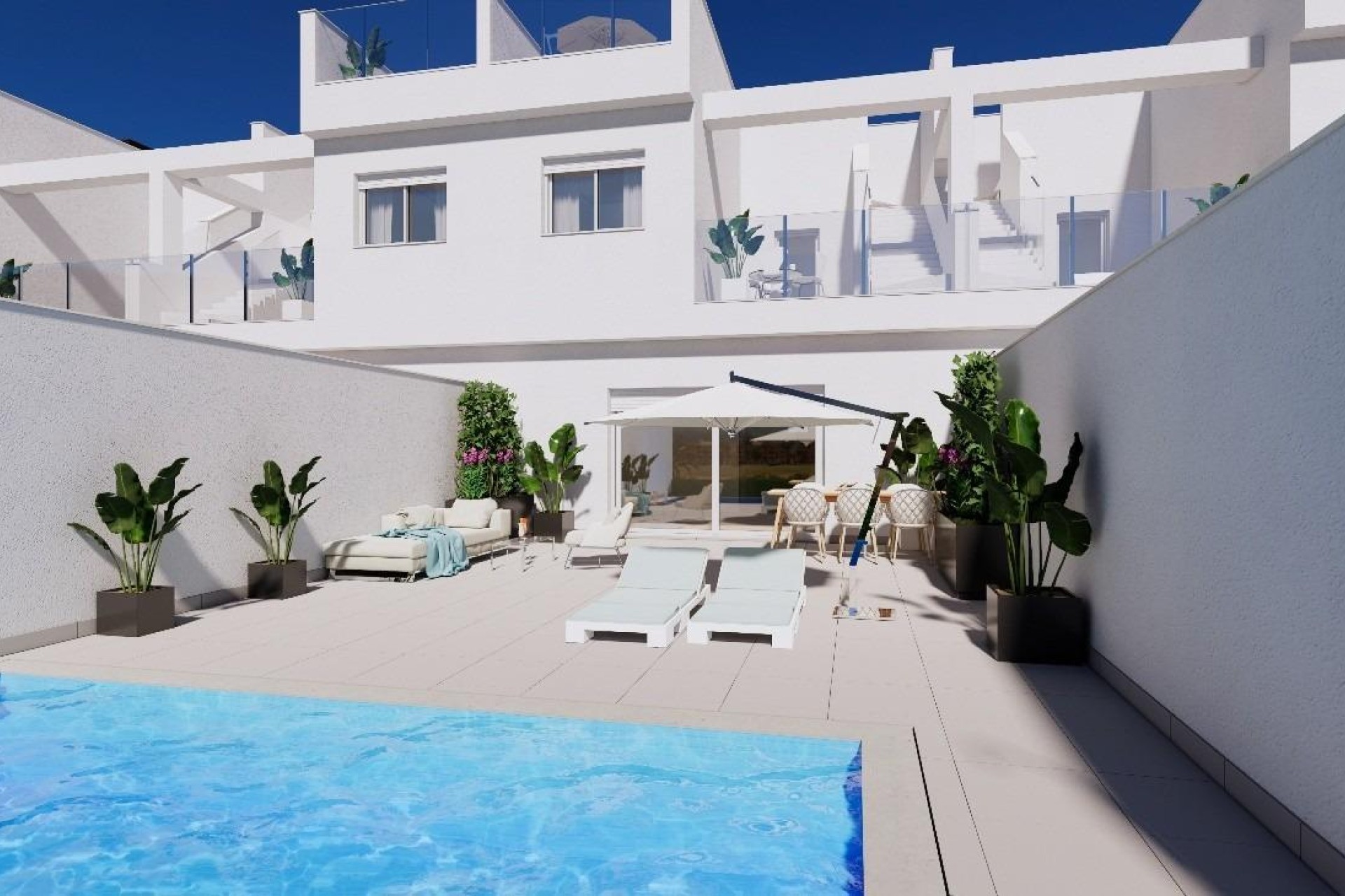 Nieuwbouw - Town House - Los Alcázares - Serena Golf