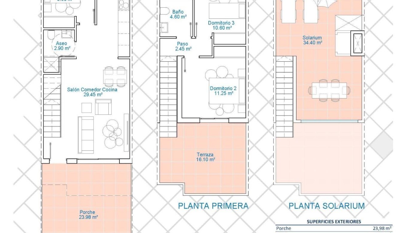 Nieuwbouw - Town House - Pilar de La Horadada - Lo Monte