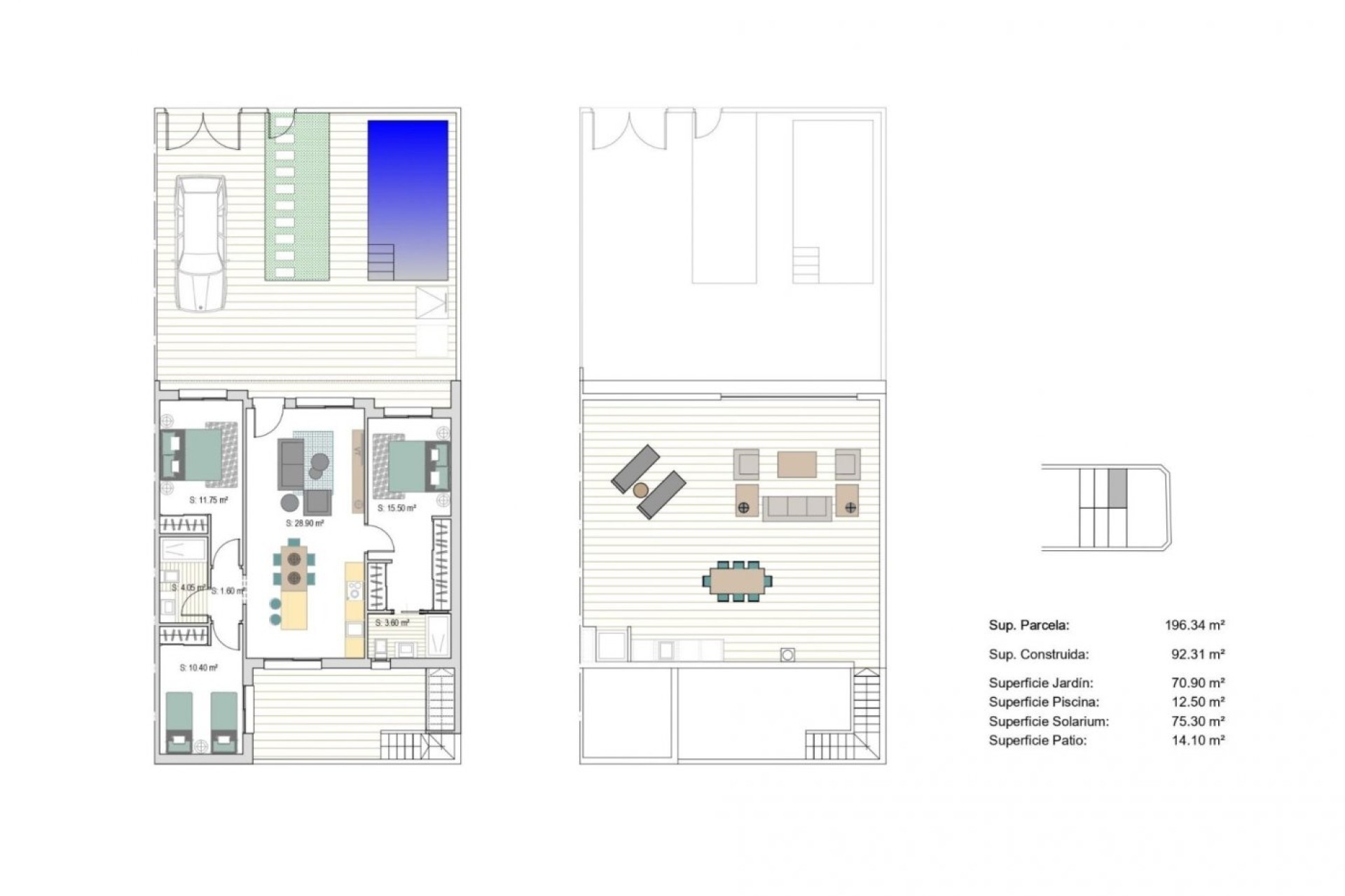 Nieuwbouw - Town House - San Javier - Parque del doce