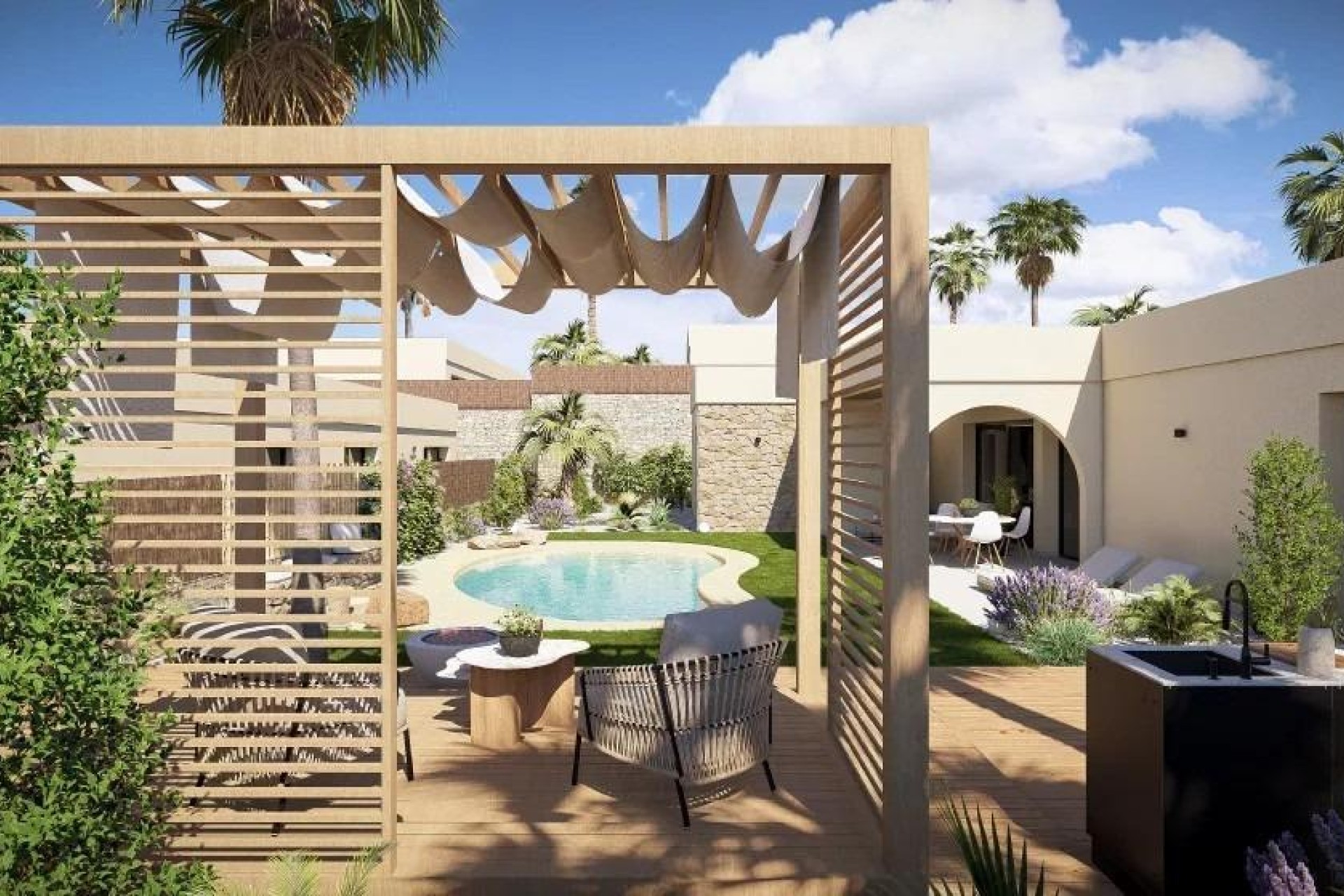 Nieuwbouw - Villa - BAÑOS Y MENDIGO - Altaona Golf