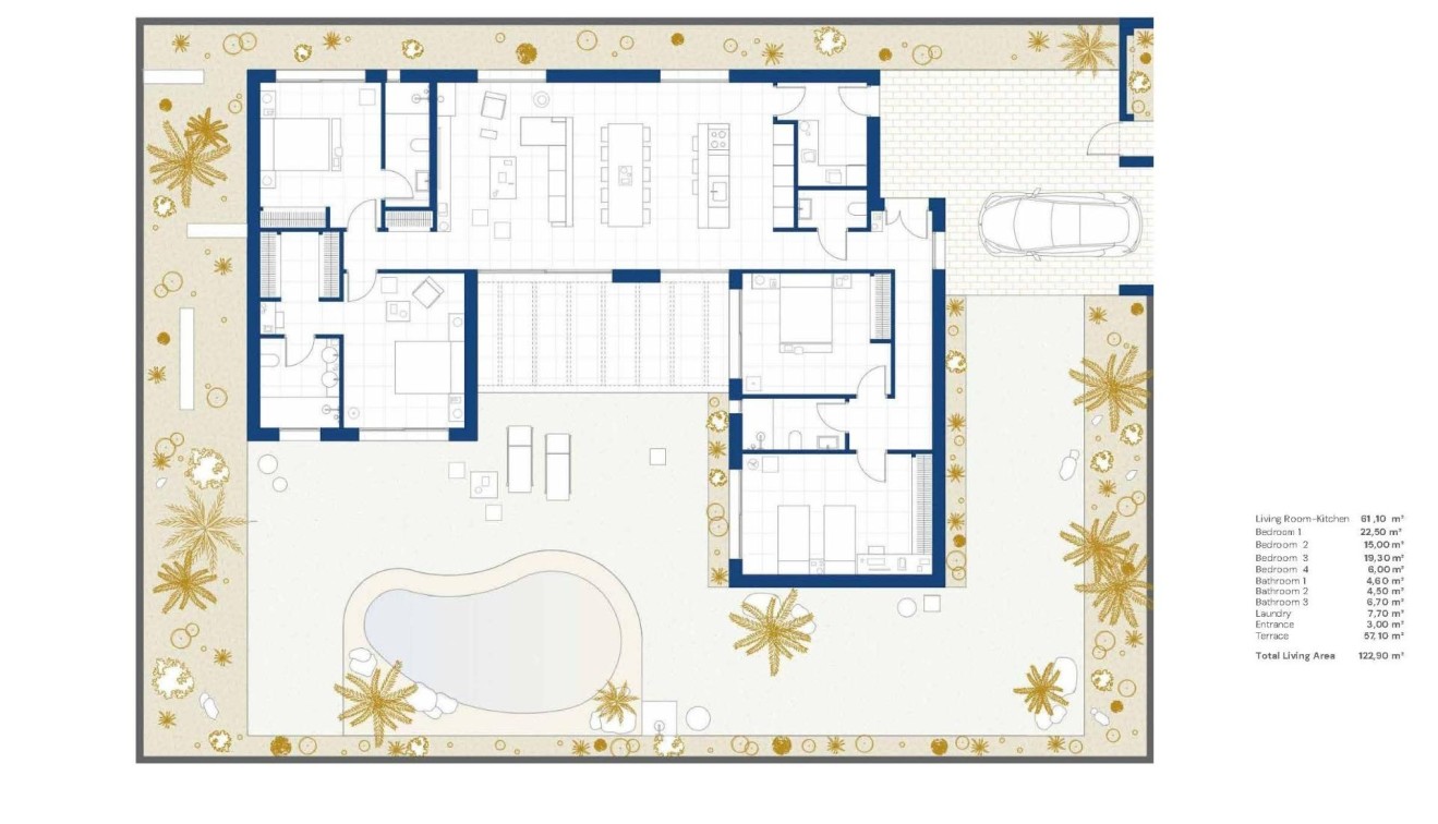 Nieuwbouw - Villa - BAÑOS Y MENDIGO - Altaona Golf