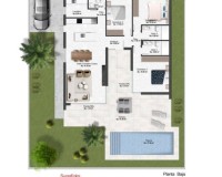 Nieuwbouw - Villa - BAÑOS Y MENDIGO - Altaona Golf