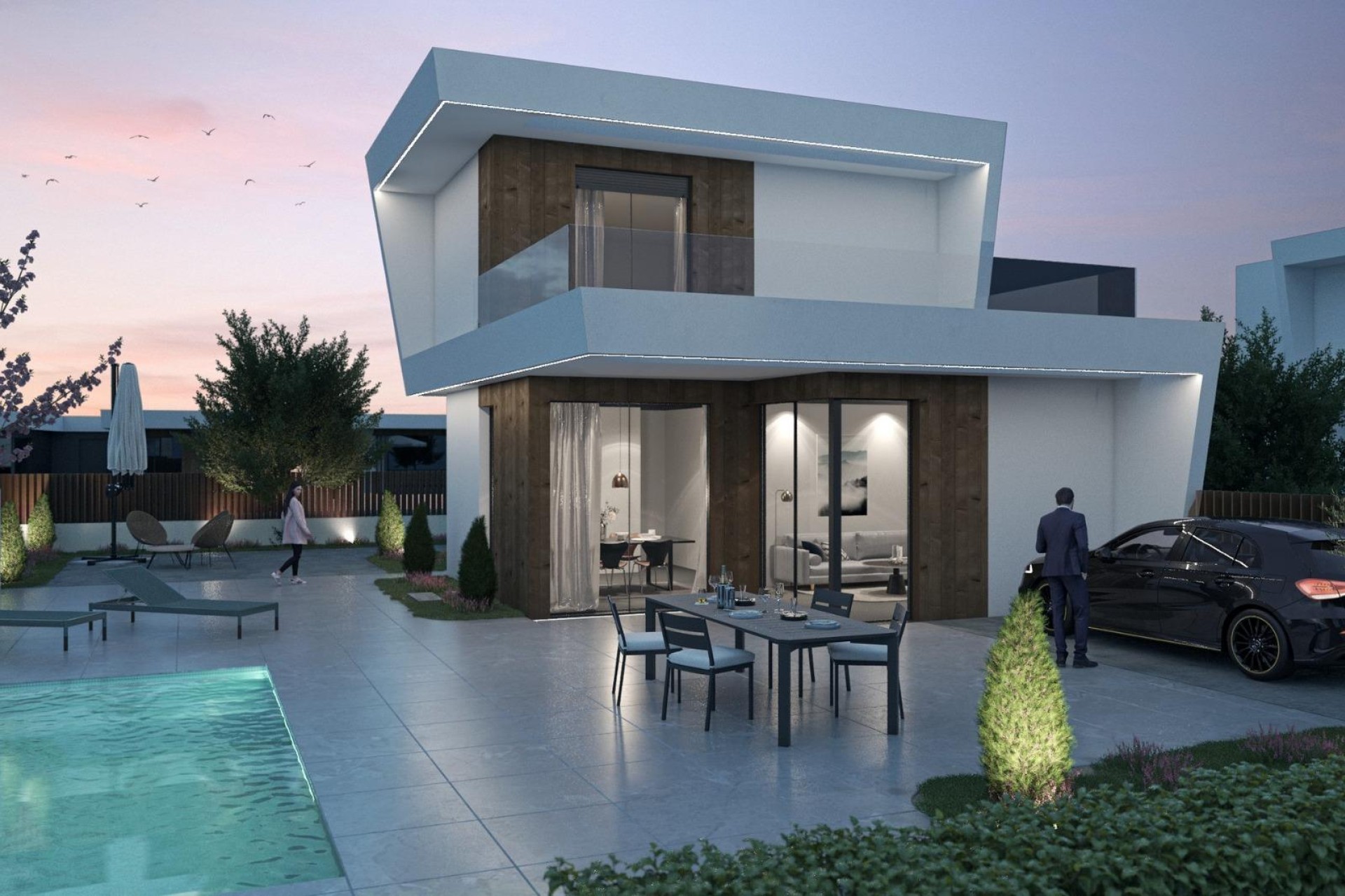 Nieuwbouw - Villa - BAÑOS Y MENDIGO - Altaona Golf