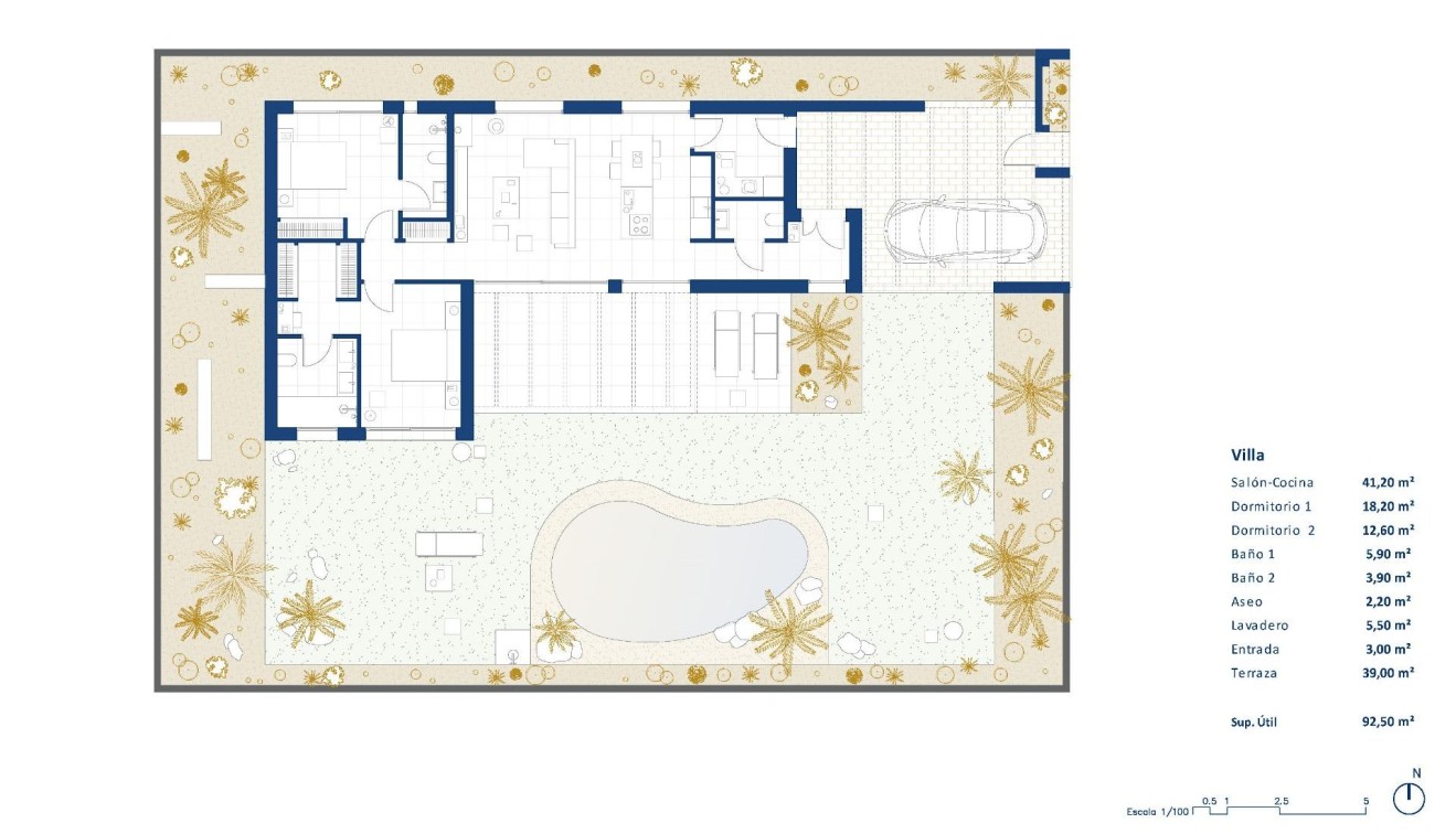 Nieuwbouw - Villa - BAÑOS Y MENDIGO - Altaona Golf