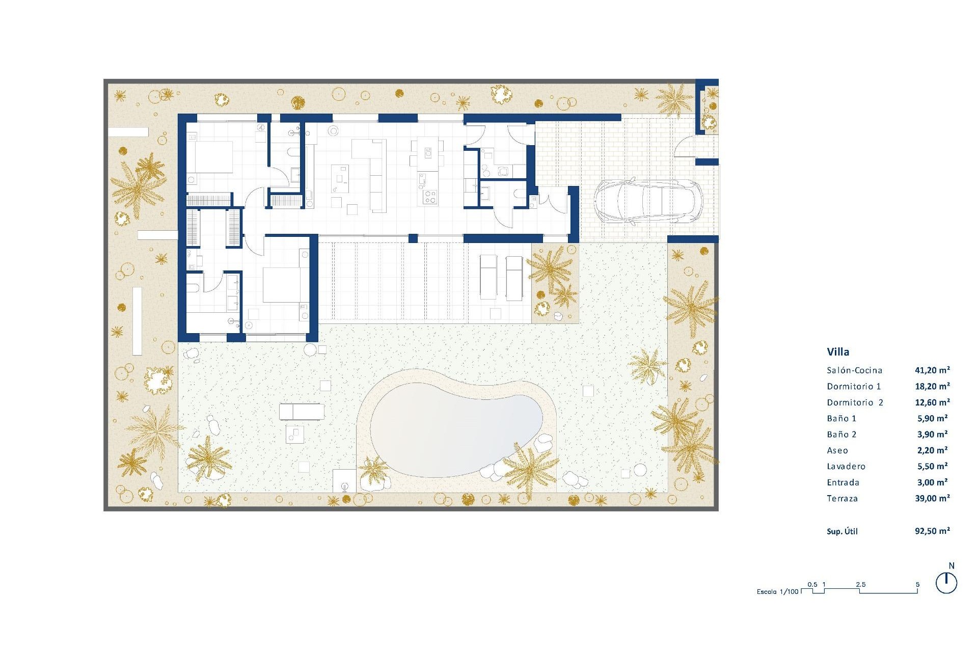 Nieuwbouw - Villa - BAÑOS Y MENDIGO - Altaona Golf