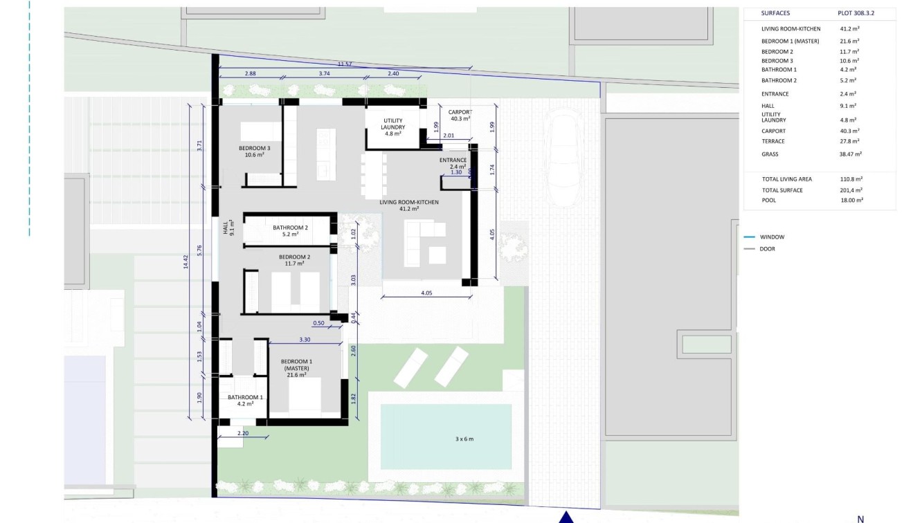 Nieuwbouw - Villa - BAÑOS Y MENDIGO - Altaona Golf
