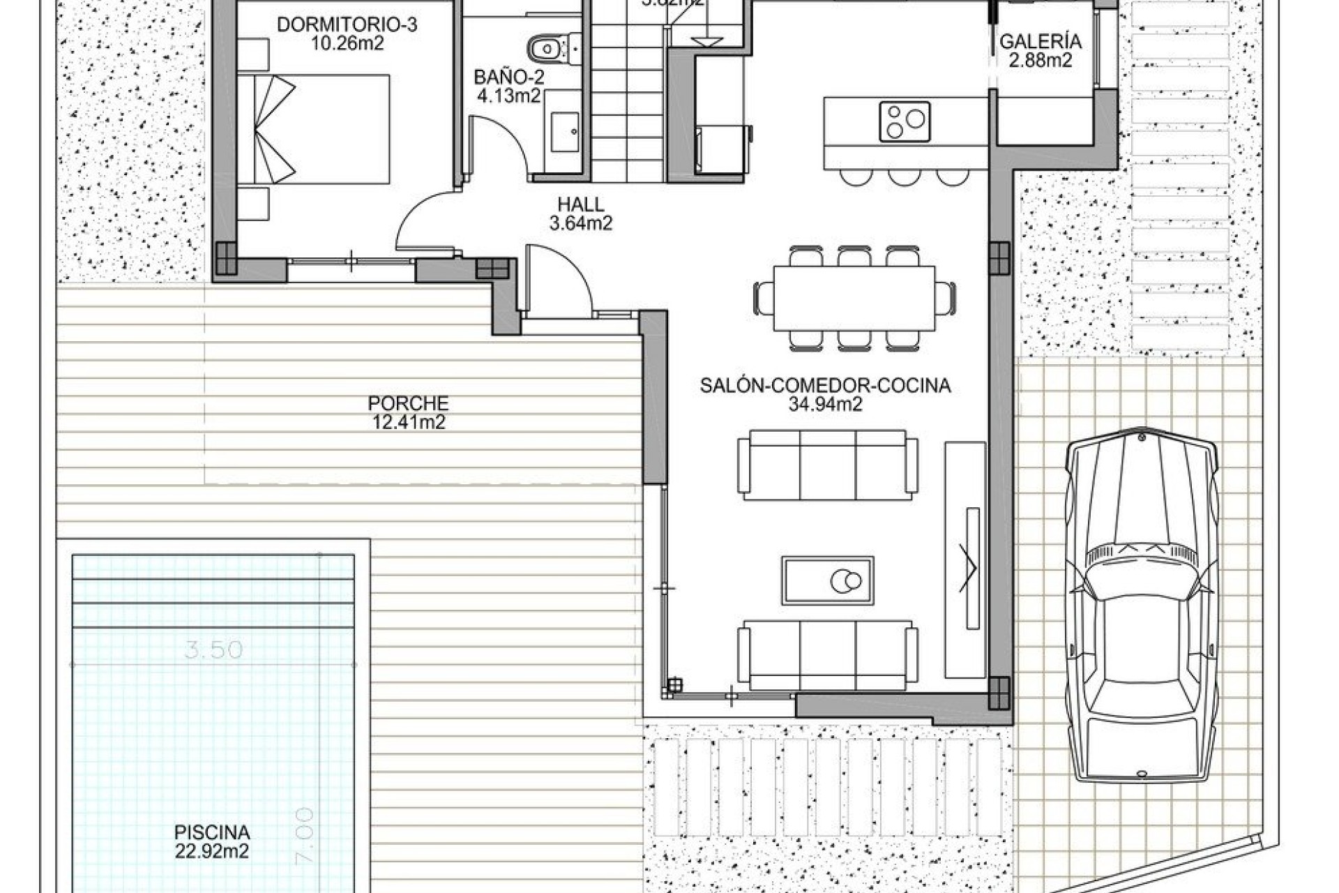 Nieuwbouw - Villa - Benijófar - Polideportivo