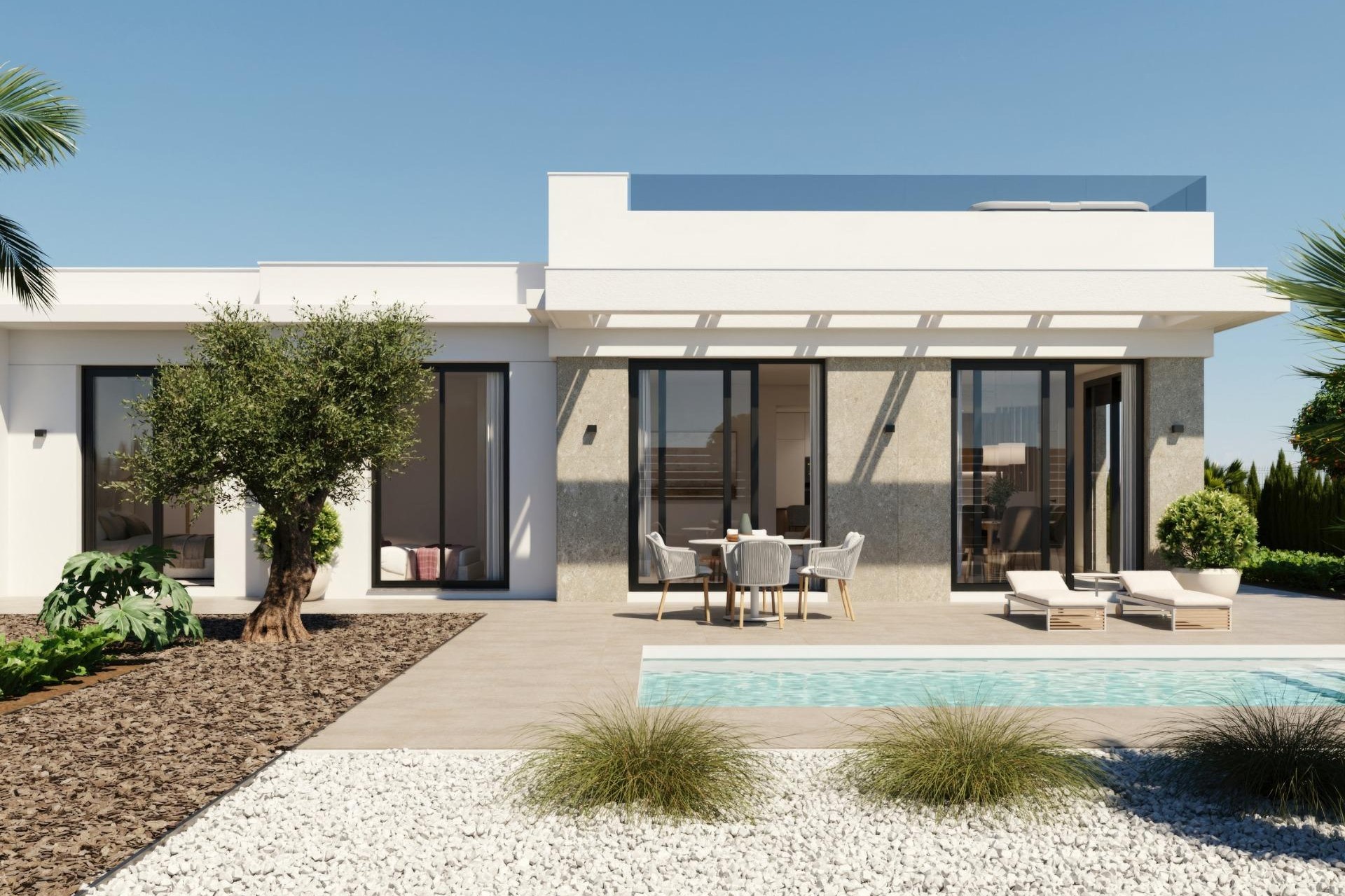 Nieuwbouw - Villa - Fuente Álamo - Hacienda Del Álamo Golf