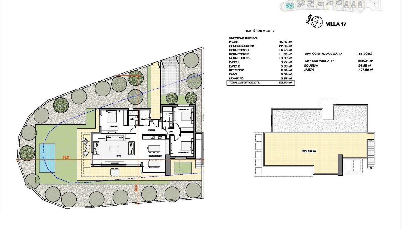 Nieuwbouw - Villa - Fuente Álamo - Hacienda Del Álamo Golf