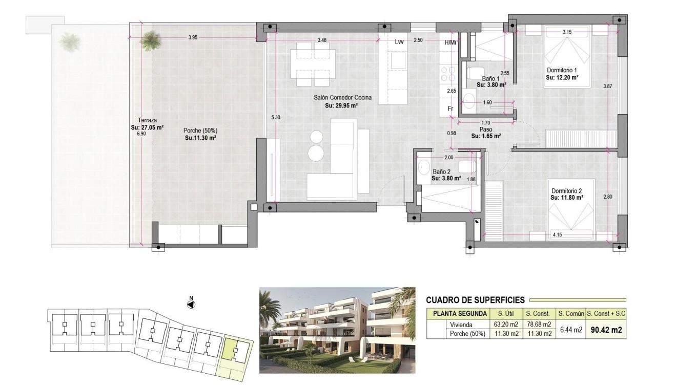 Nouvelle construction - Apartment - Alhama de Murcia - Condado De Alhama