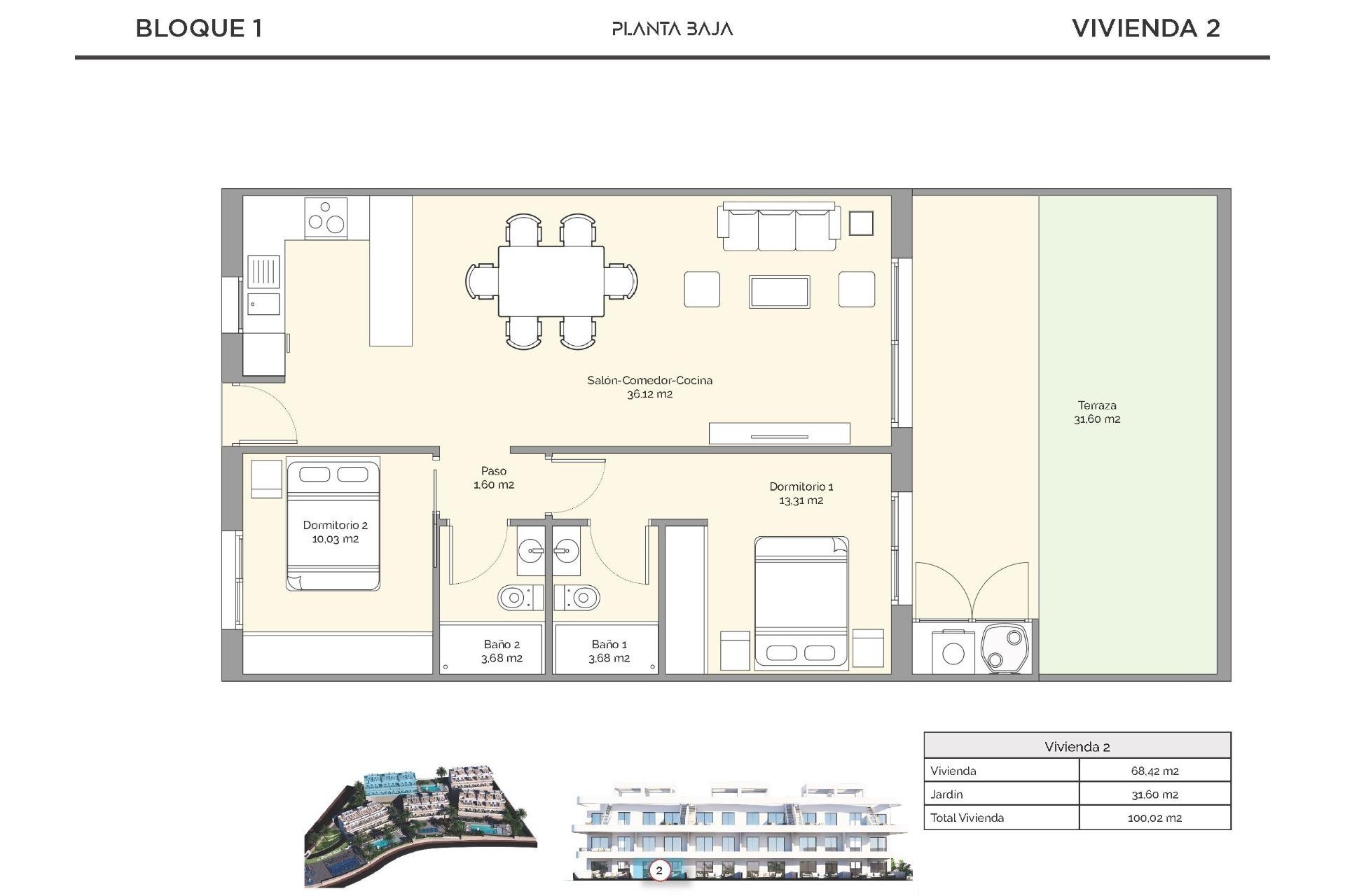 Nouvelle construction - Apartment - Finestrat - Puig Campana Golf